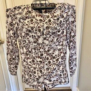 Ann Taylor Loft Floral Print Women's Top, size S